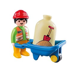 פליימוביל 6961 בנאי עם מריצה