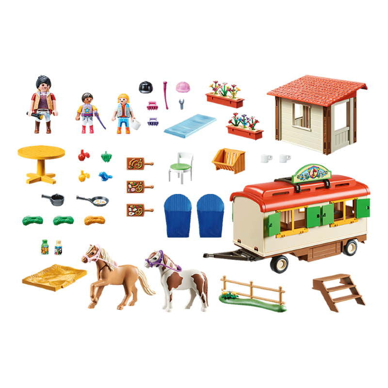 פליימוביל 70510 קרוואן וחוות סוסי פוני