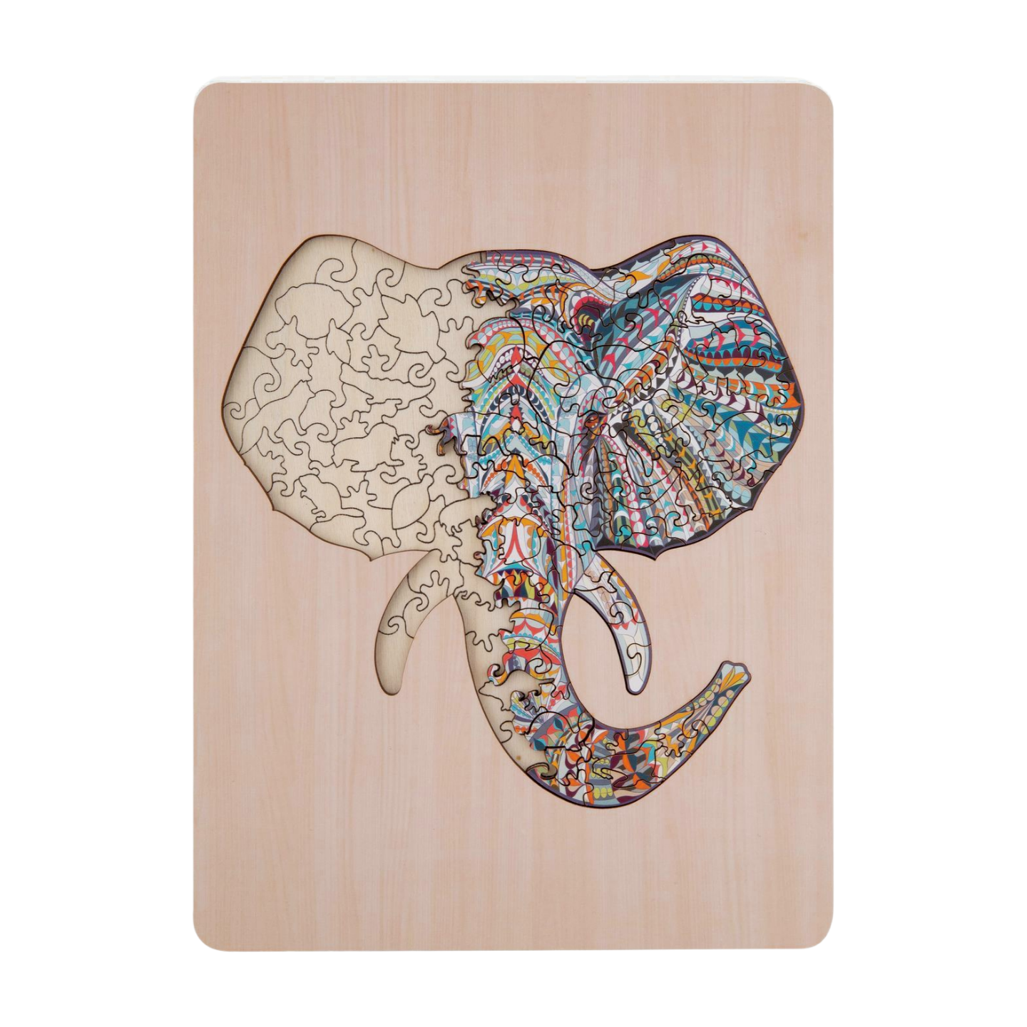 פאזל עץ עם מעמד צורות מיוחדות