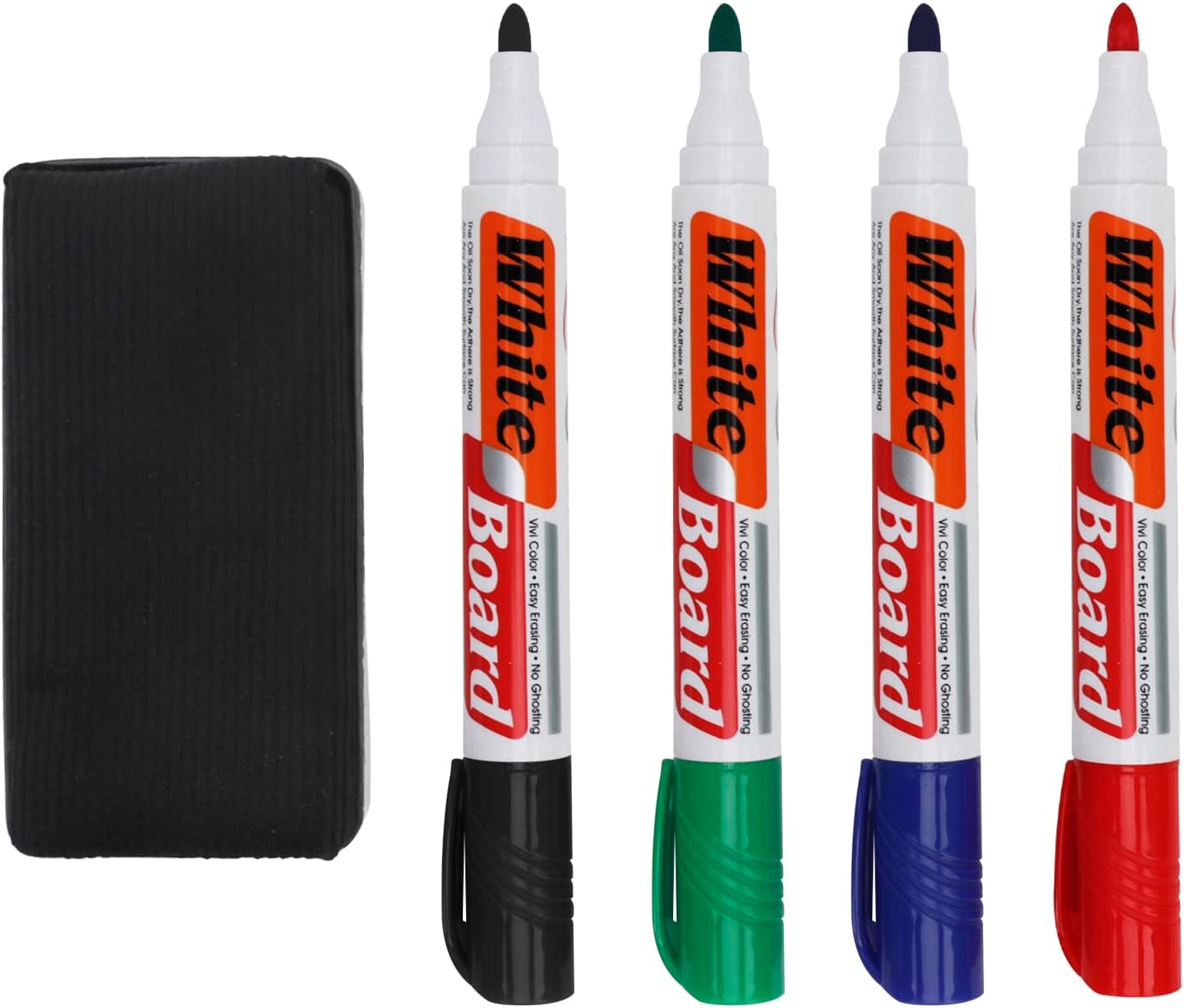 טושים ללוח מחיק + ספוג