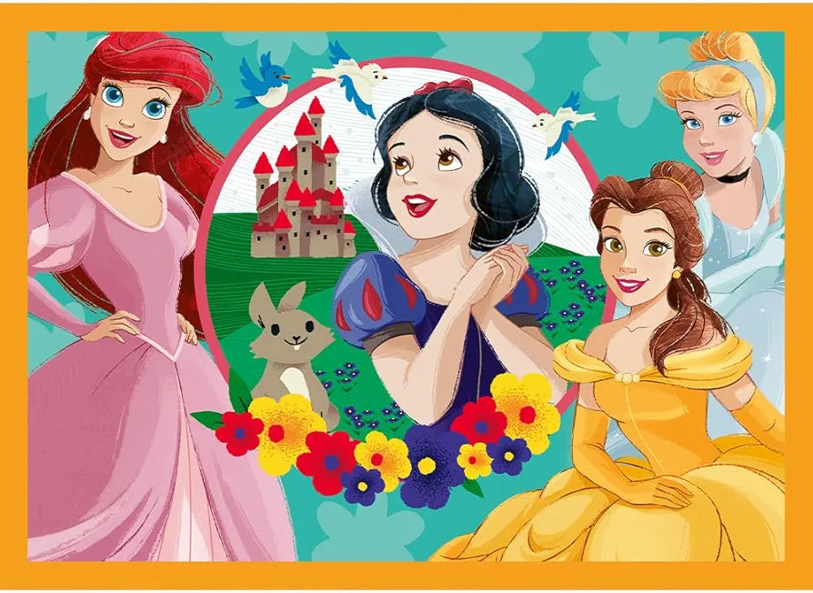 פאזל נסיכות סט 4 פאזלים