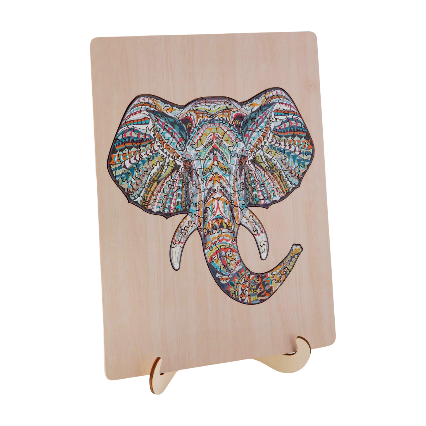 פאזל עץ עם מעמד צורות מיוחדות