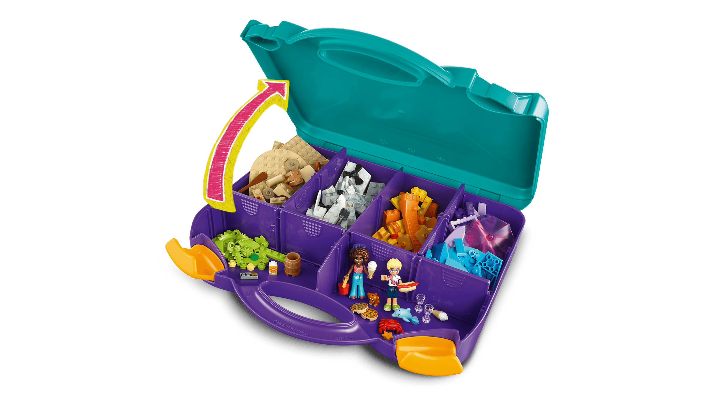 לגו 42672 פרנדס מזוודה יצירתית לחוף ולטיולים