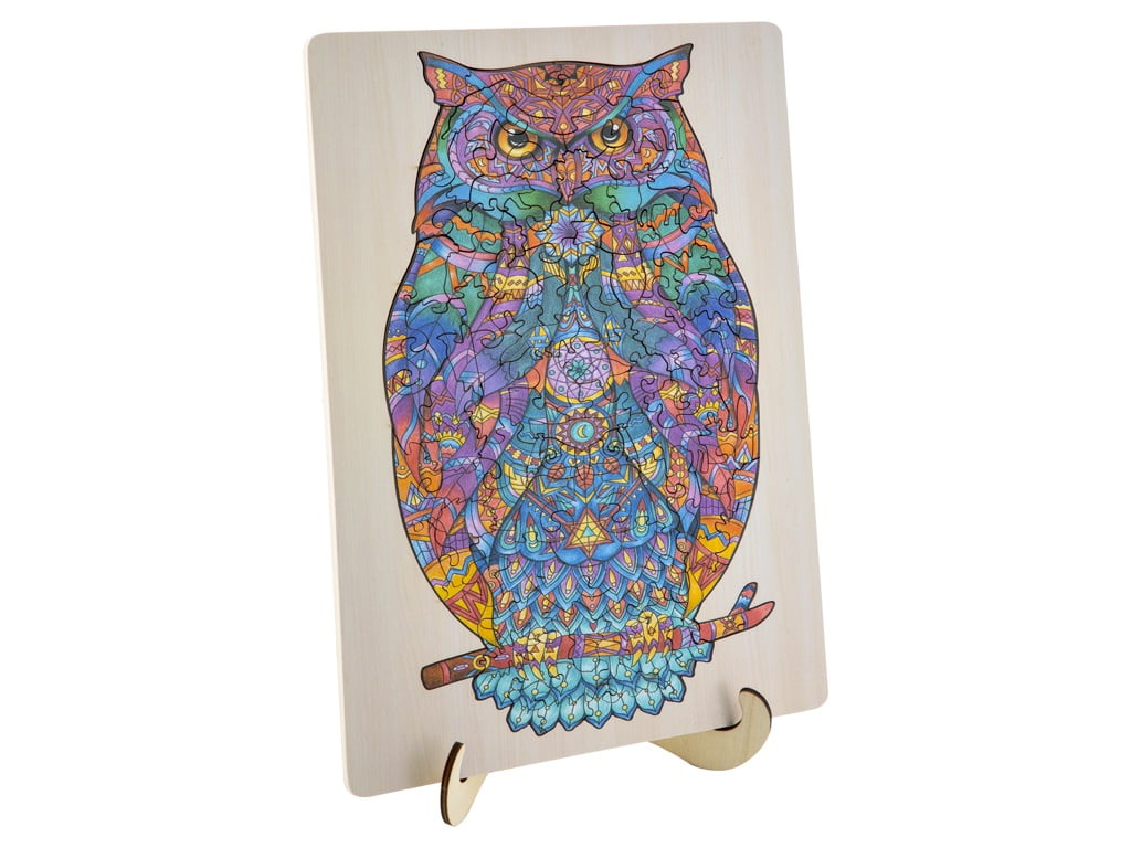 פאזל עץ עם מעמד צורות מיוחדות