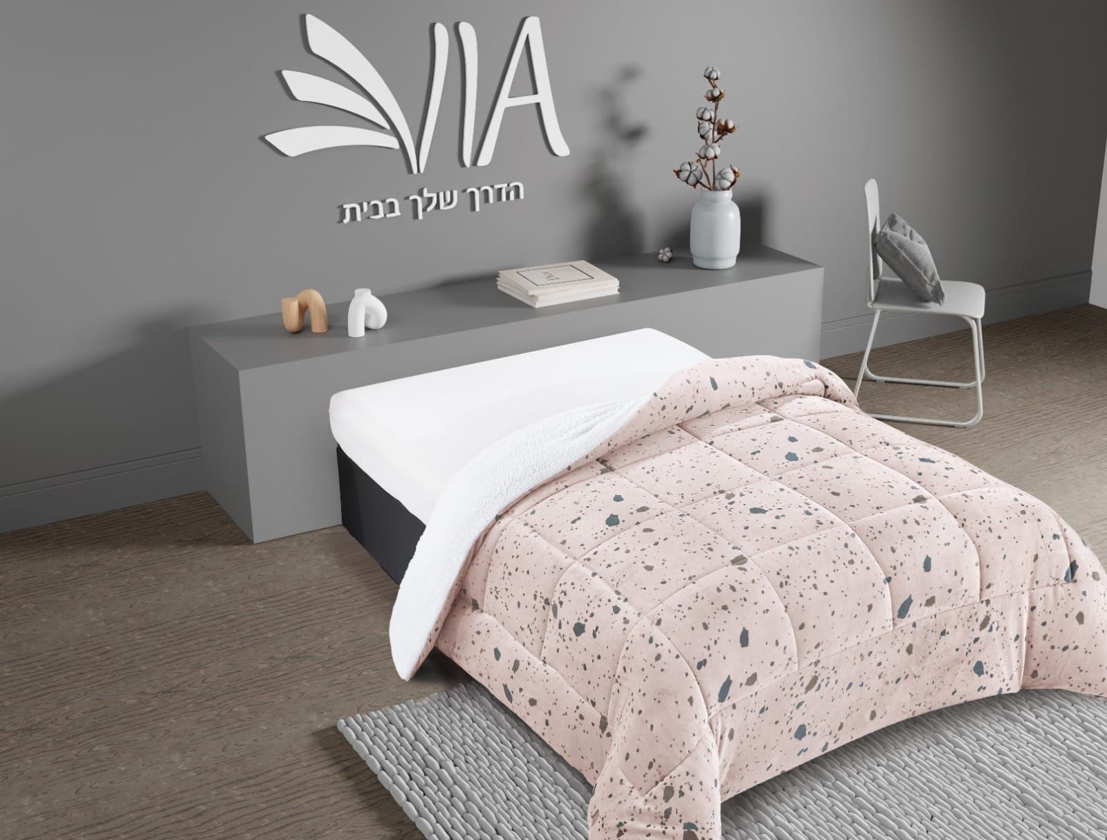 שמיכת כבש זוגי חמה מאוד