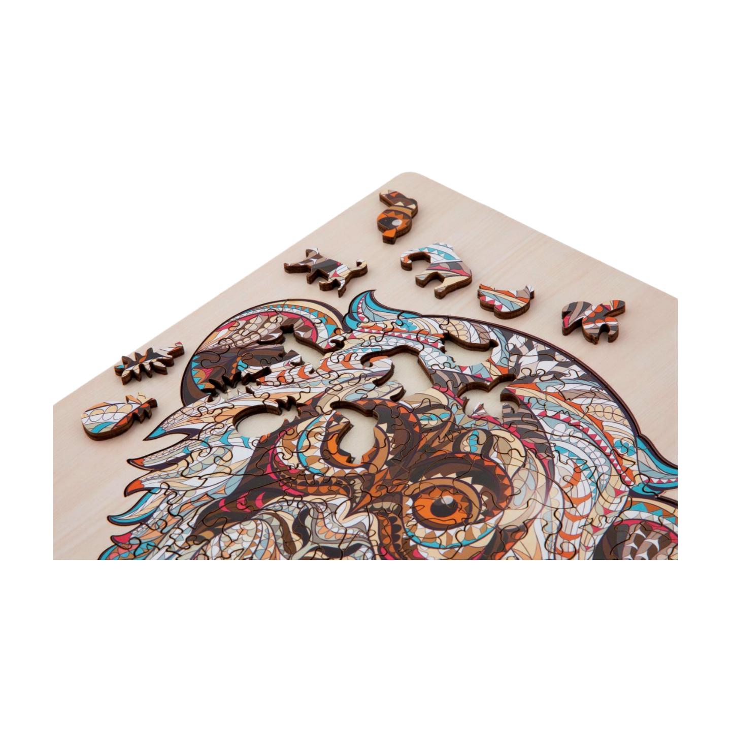 פאזל עץ עם מעמד צורות מיוחדות