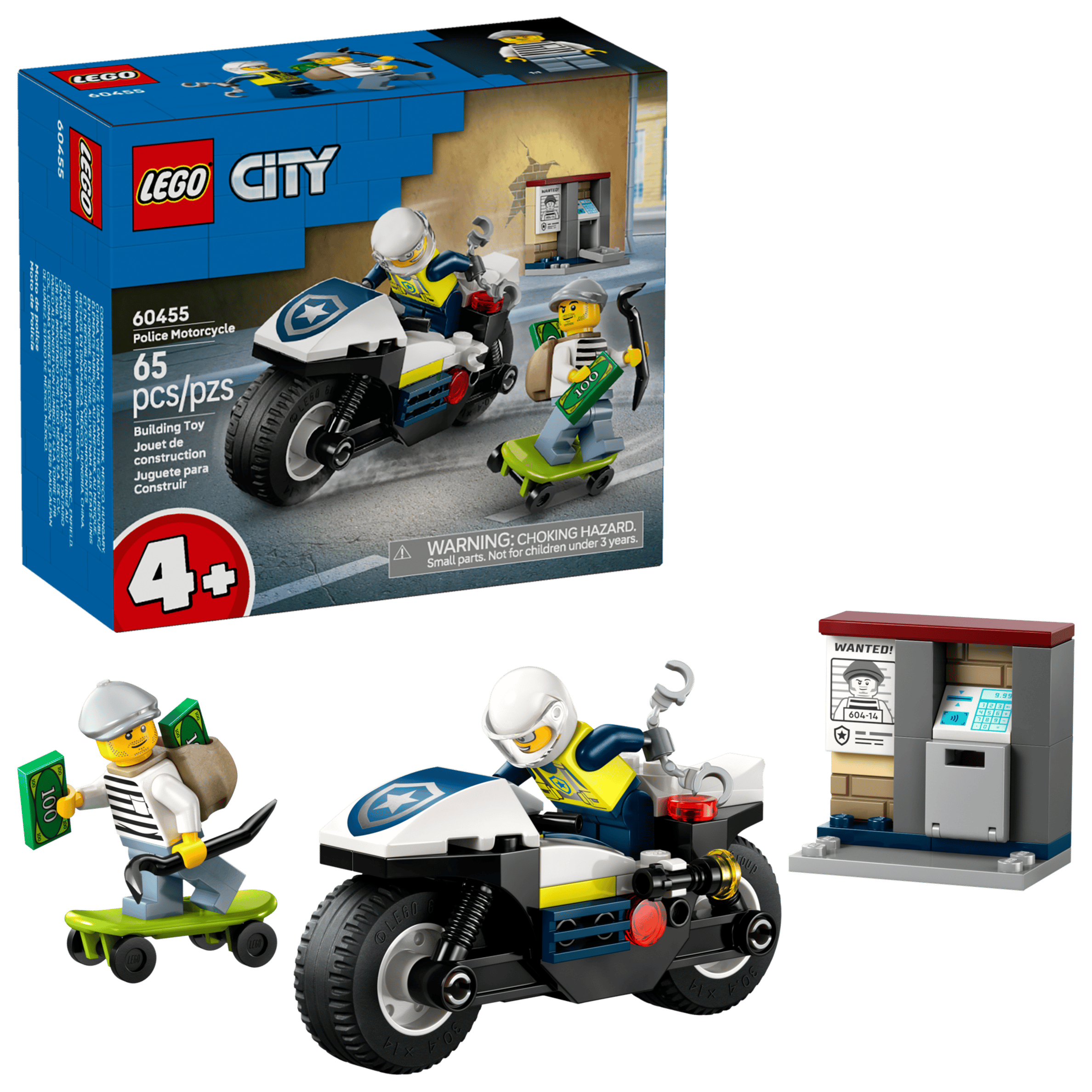לגו סיטי 60455 אופנוע משטרה