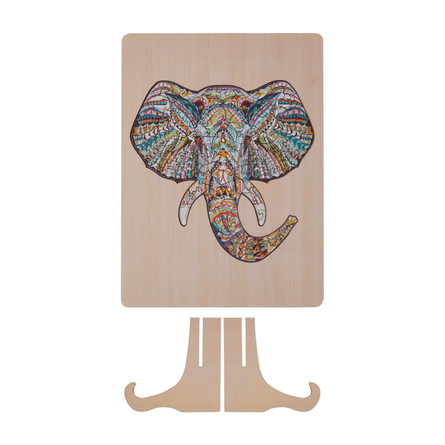 פאזל עץ עם מעמד צורות מיוחדות