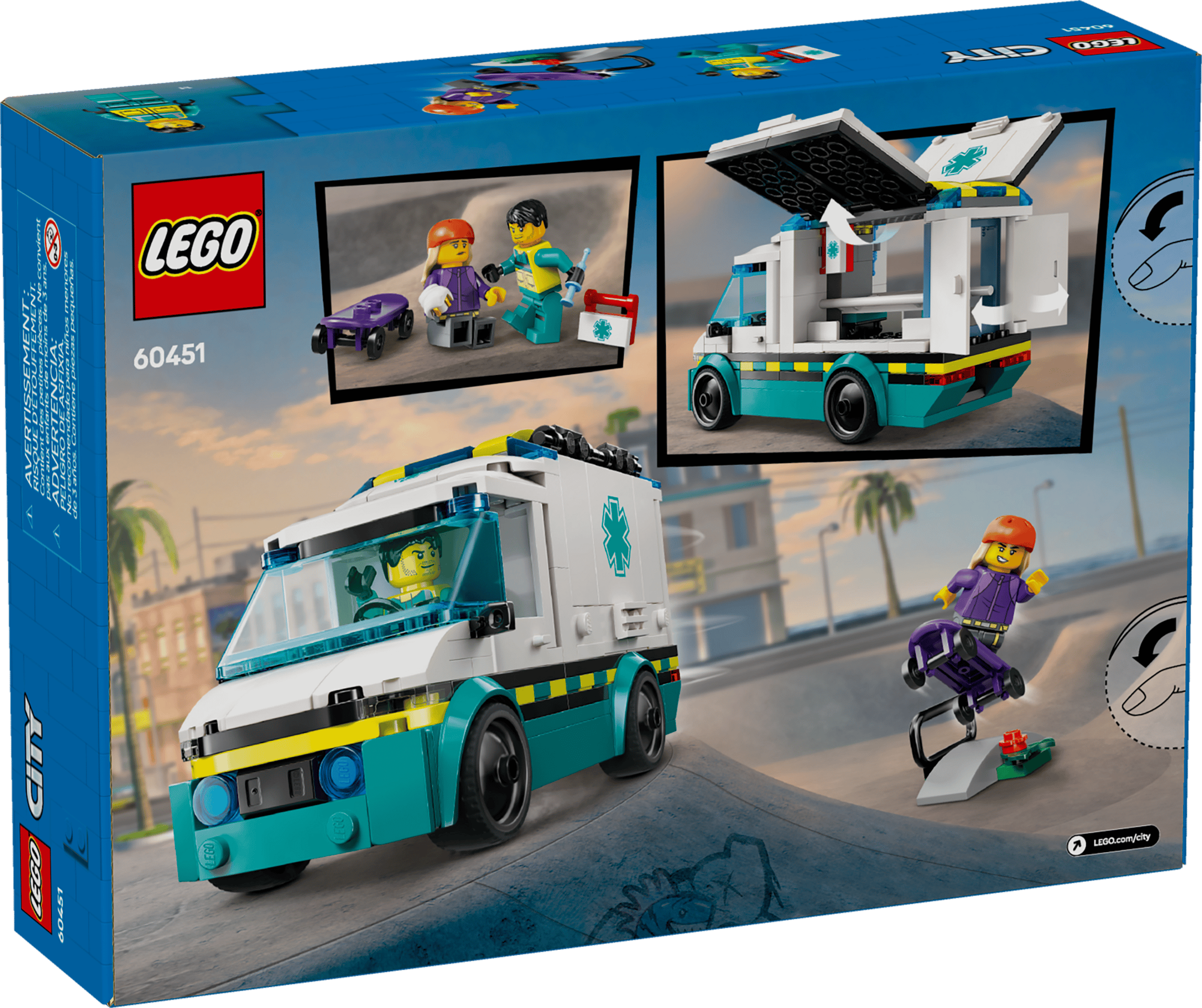 לגו סיטי 60451 אמבולנס