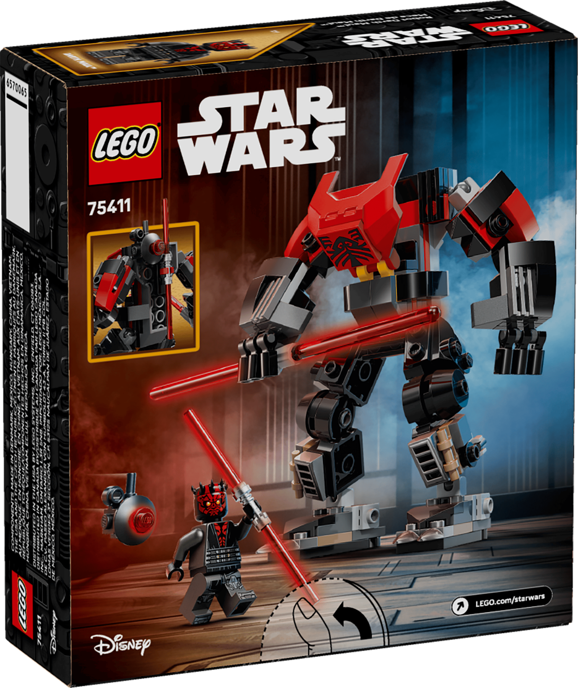 לגו 75411 סטאר וורס רובוט דארט מול