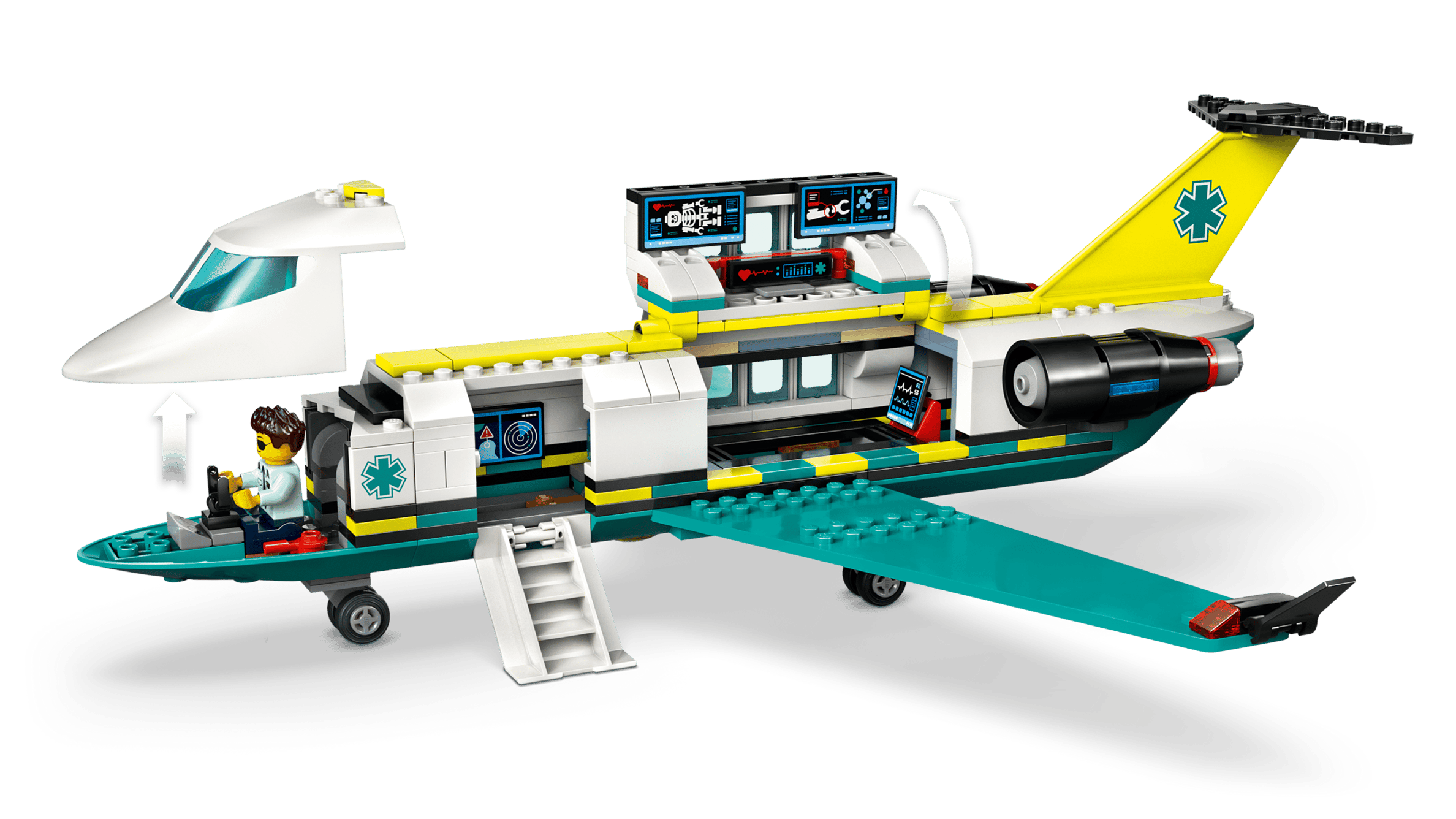 לגו סיטי 60465 מטוס אמבולנס