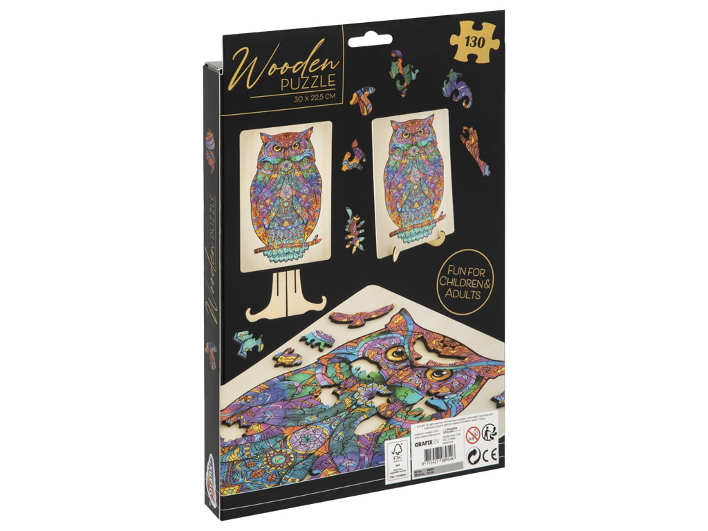 פאזל עץ עם מעמד צורות מיוחדות