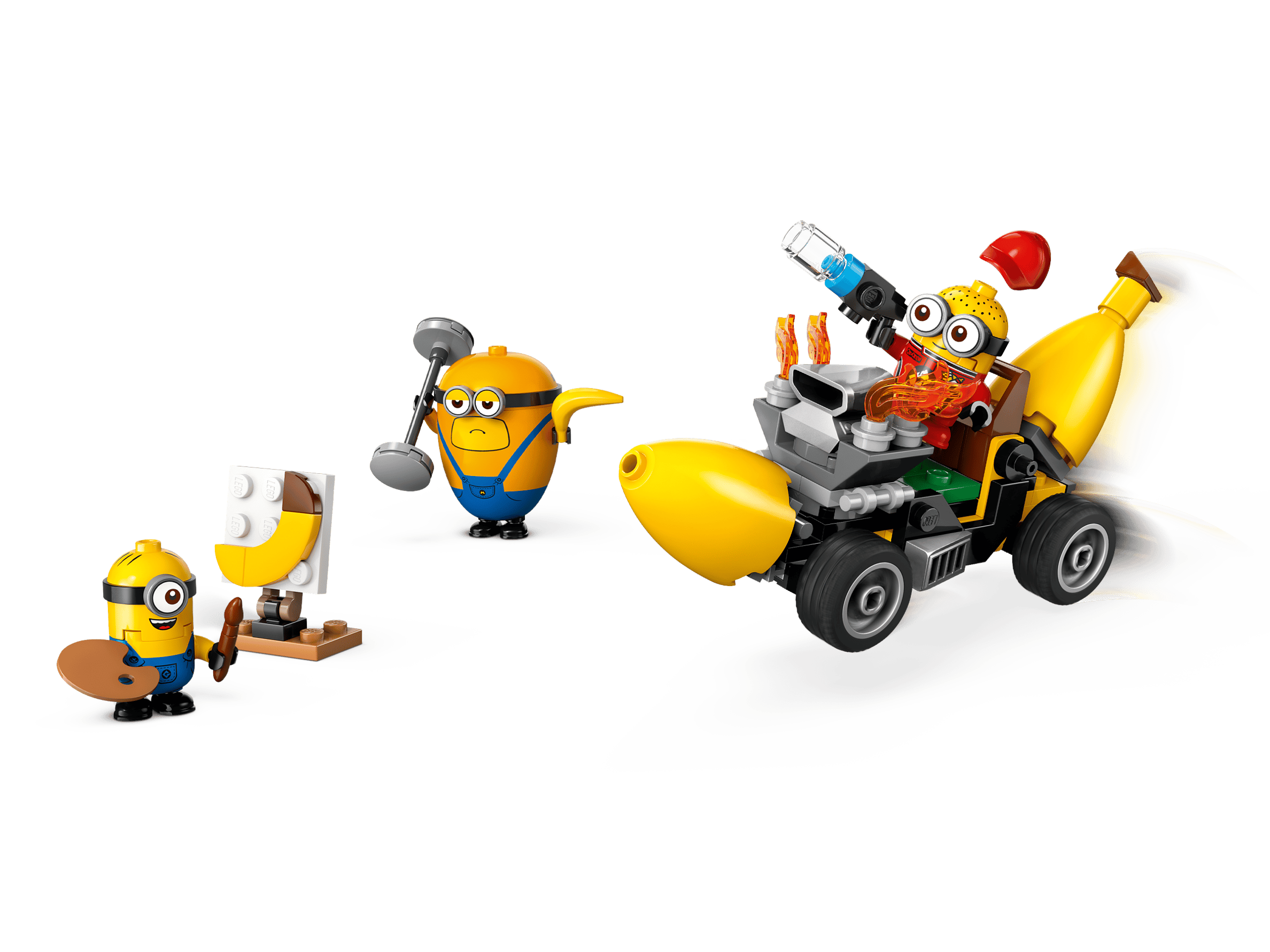 לגו 75580 המיניונים ומכונית בננה