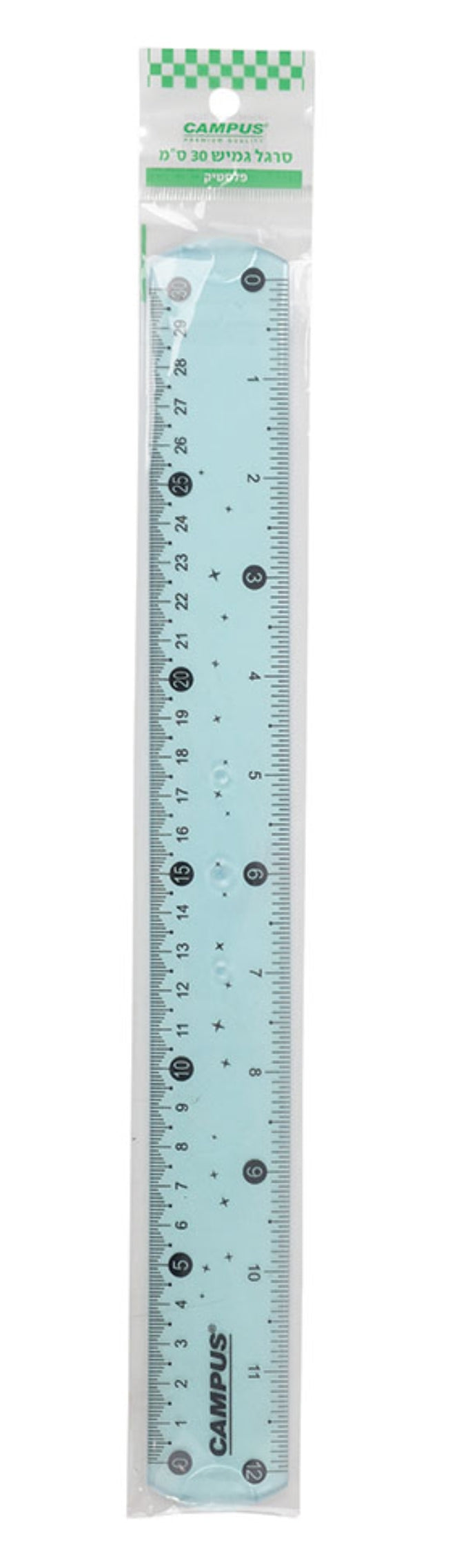 סרגל גמיש איכותי 30 ס"מ – CAMPUS