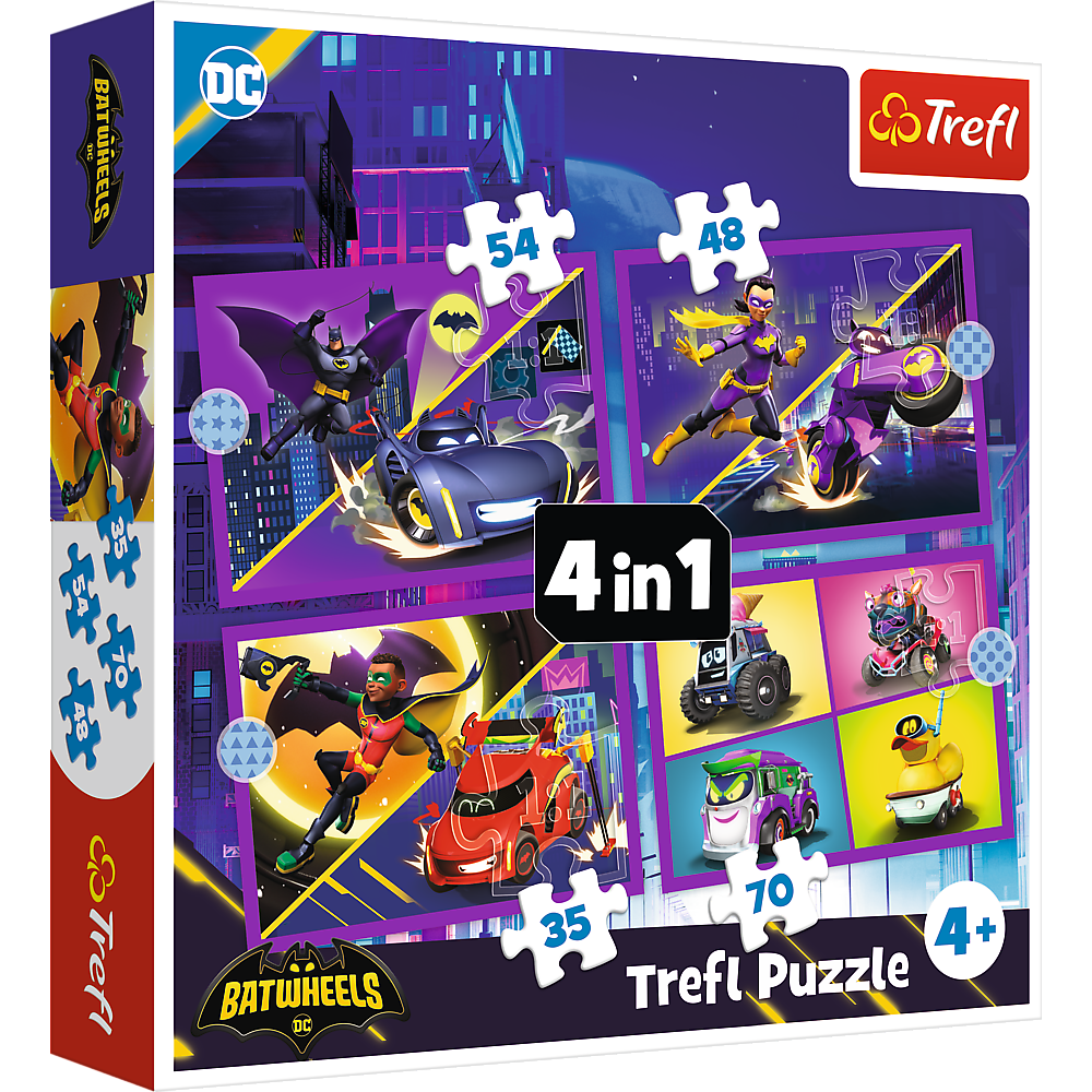 פאזל באטמן סט 4 פאזלים