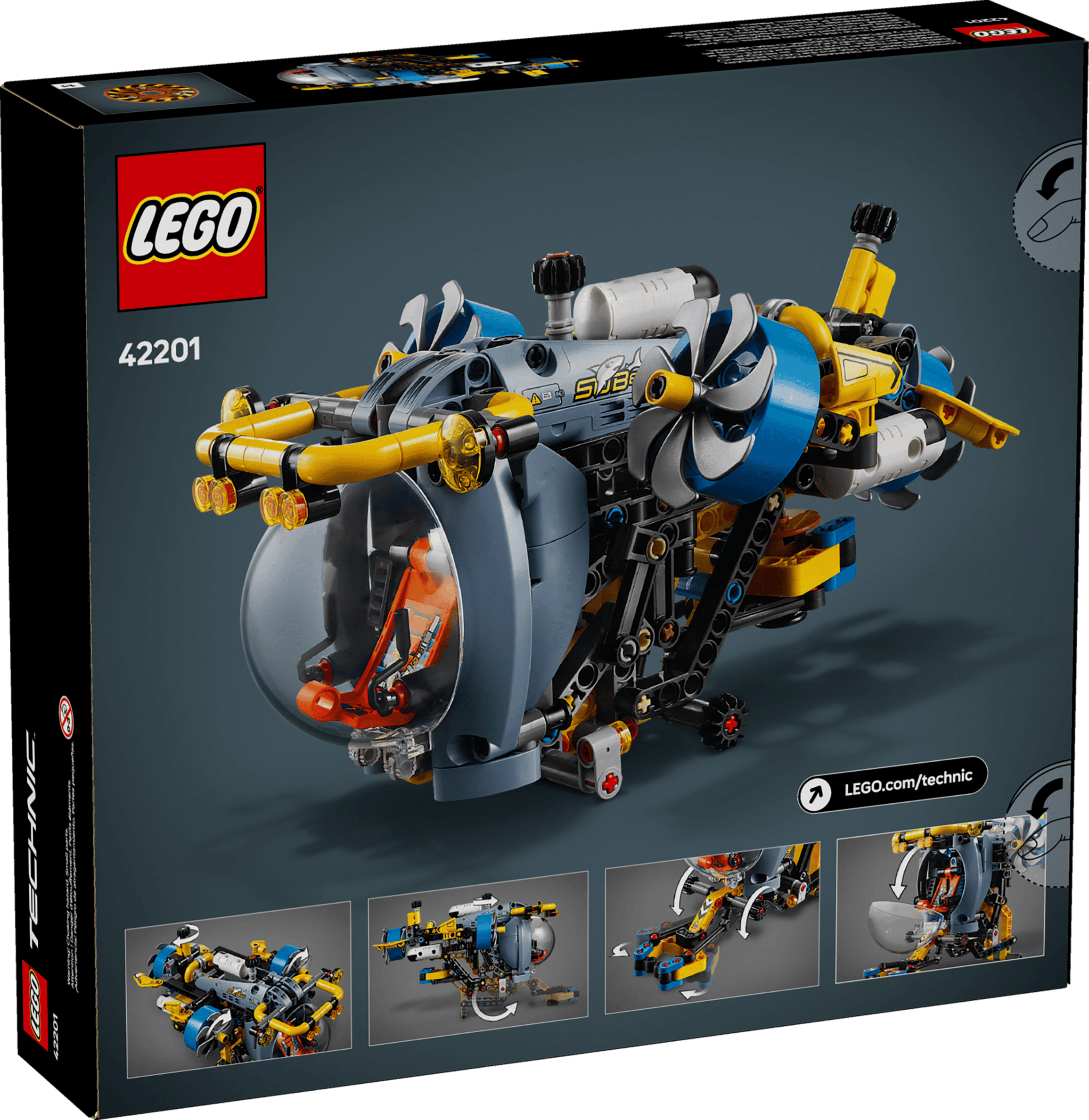 לגו 42201 טכניק צוללת מחקר