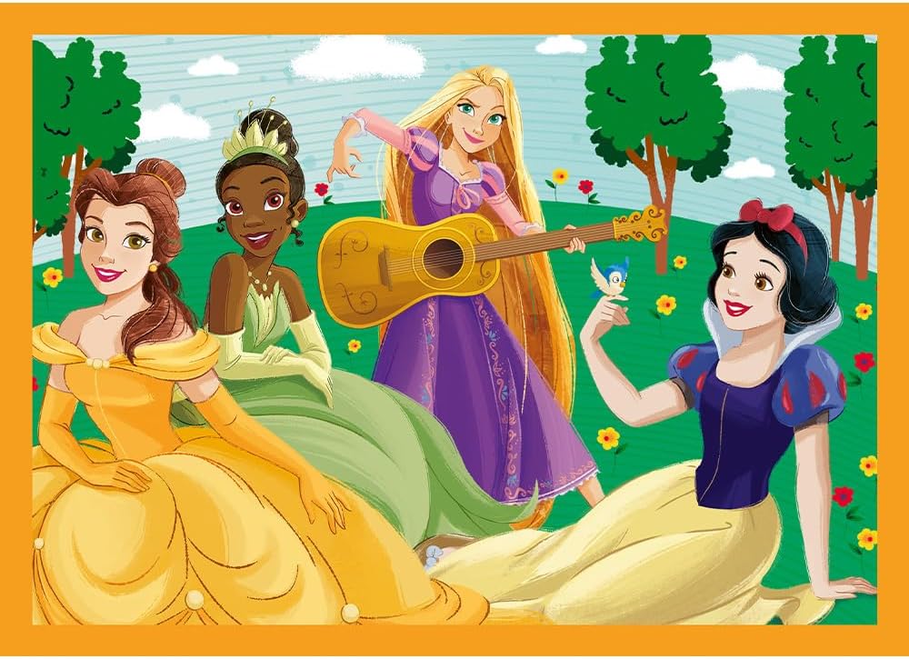 פאזל נסיכות סט 4 פאזלים