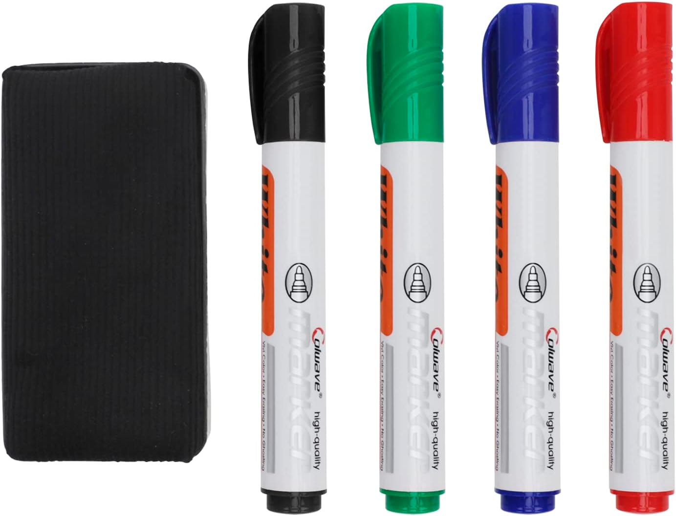 טושים ללוח מחיק + ספוג