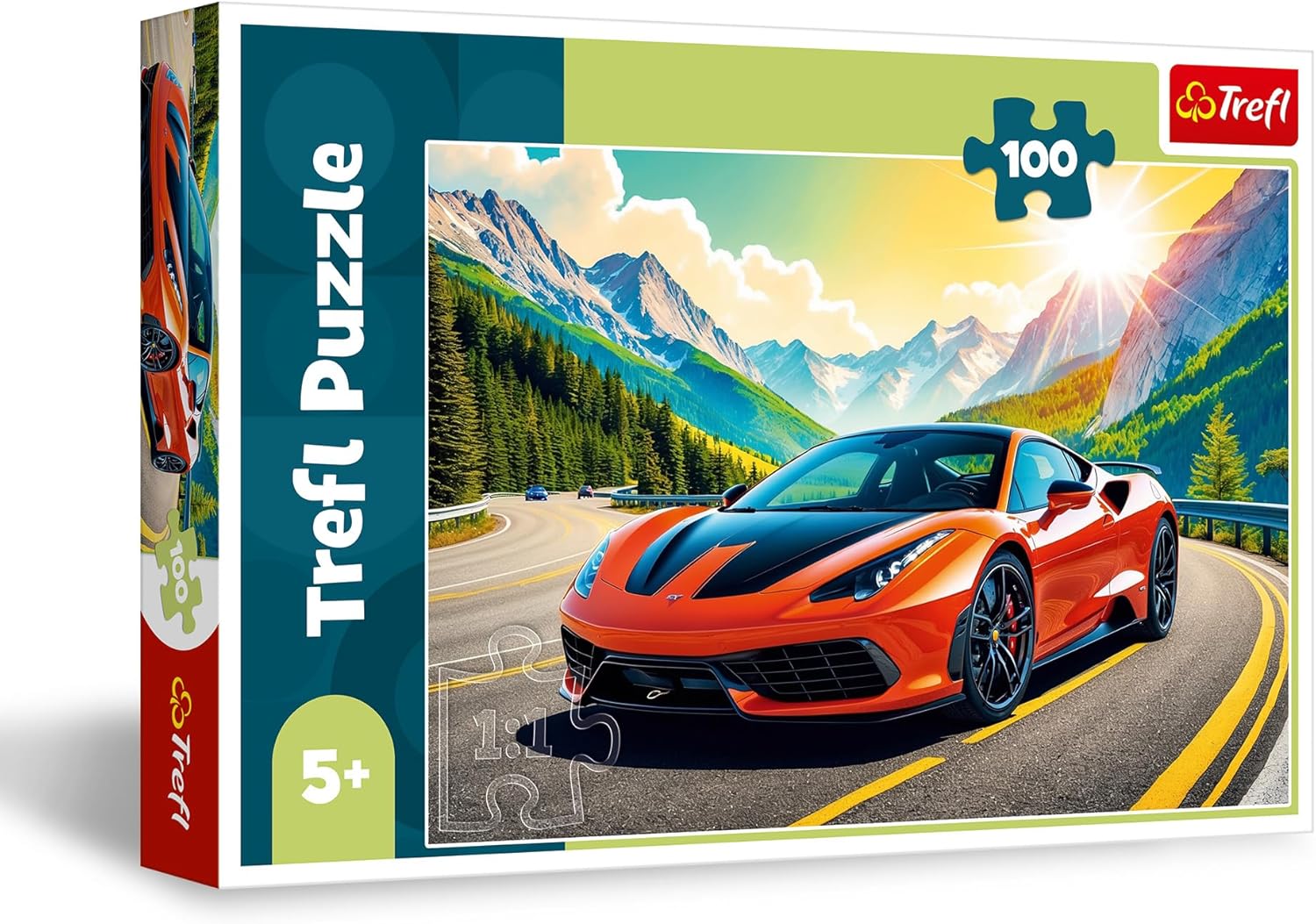 פאזל 100 חלקים מכונית