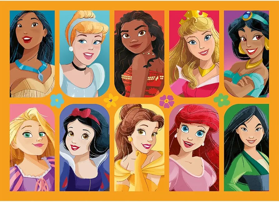 פאזל נסיכות סט 4 פאזלים