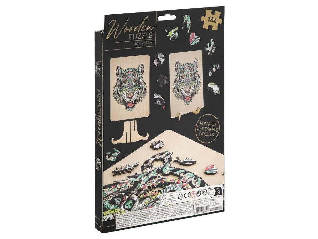 פאזל עץ עם מעמד צורות מיוחדות