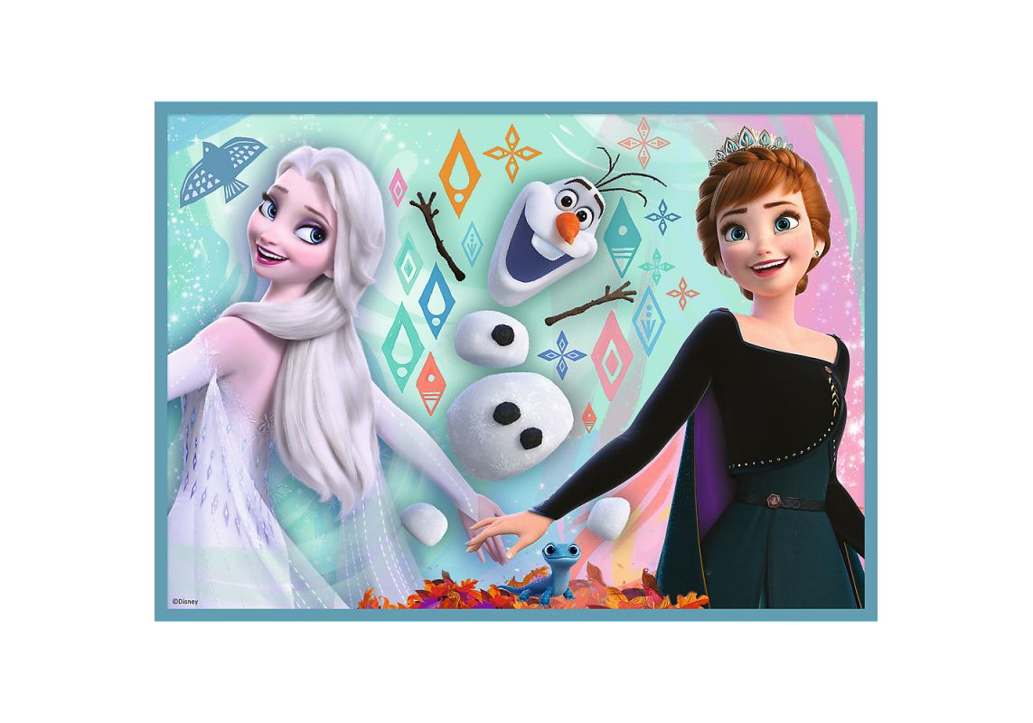 פאזל פרוזן סט 4 פאזלים