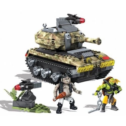 מגה בלוקס צבי הנינג'ה מייקי עם טנק