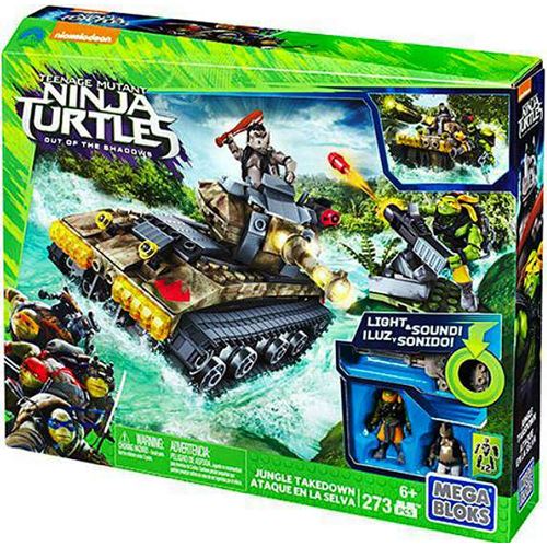 מגה בלוקס צבי הנינג'ה מייקי עם טנק