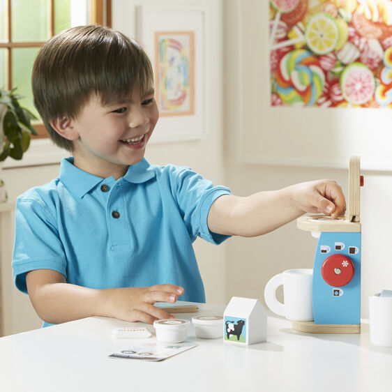 מליסה ודאג סט להכנת והגשת קפה