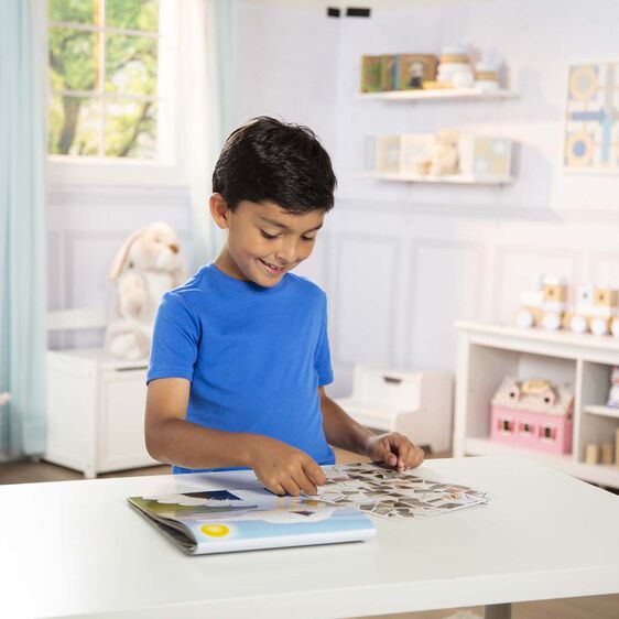 מליסה ודאג חוברת מדבקות מוזאיקה ספארי