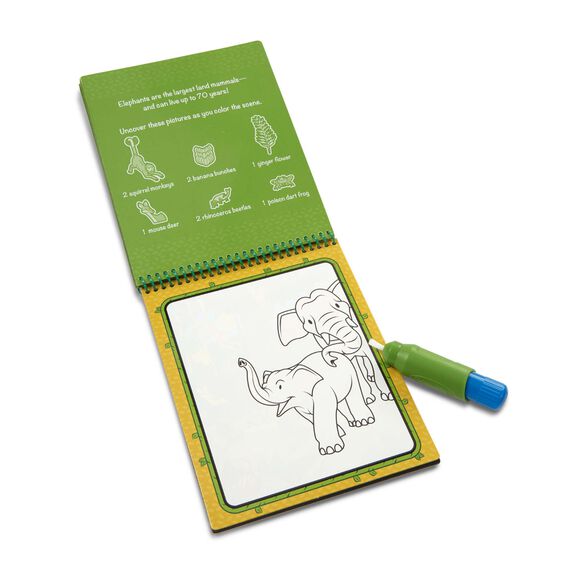 מליסה ודאג חוברת טוש המים ג'ונגל