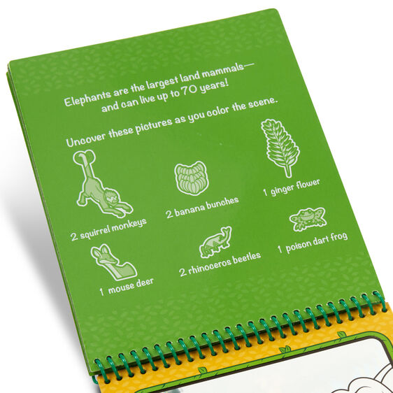 מליסה ודאג חוברת טוש המים ג'ונגל