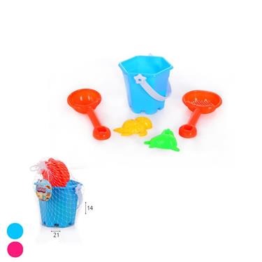 דלי קטן עם כלים