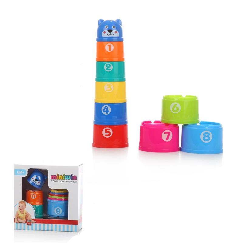 מגדל 8 כוסות-zrizi toys