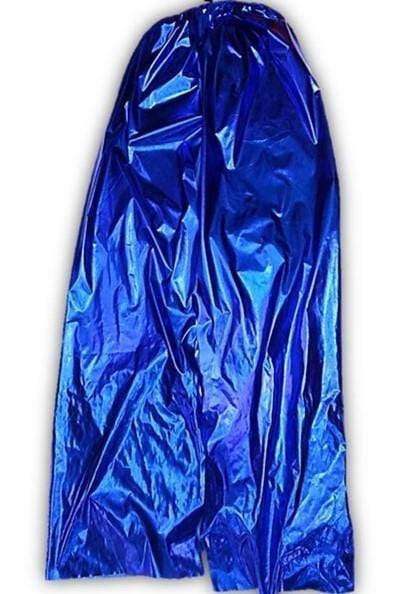גלימה מטאלית כחולה 1.2 מטר-zrizi toys