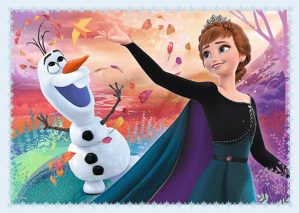 פאזל פרוזן סט 4 פאזלים