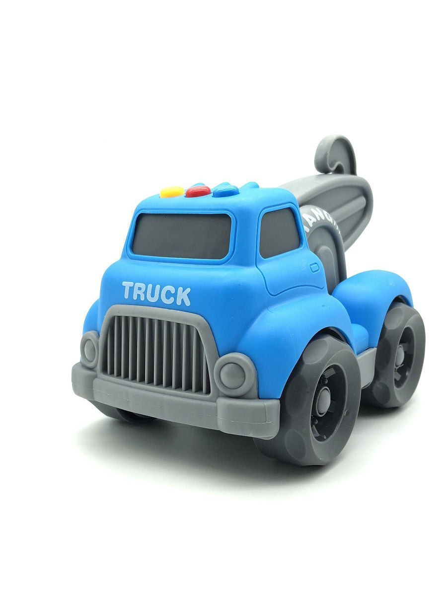 משאית מנוף איכותית עם אורות וצלילים