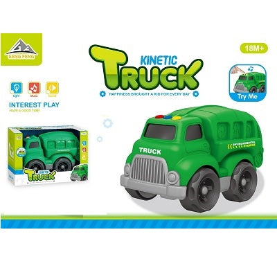 משאית זבל איכותית עם אורות וצלילים