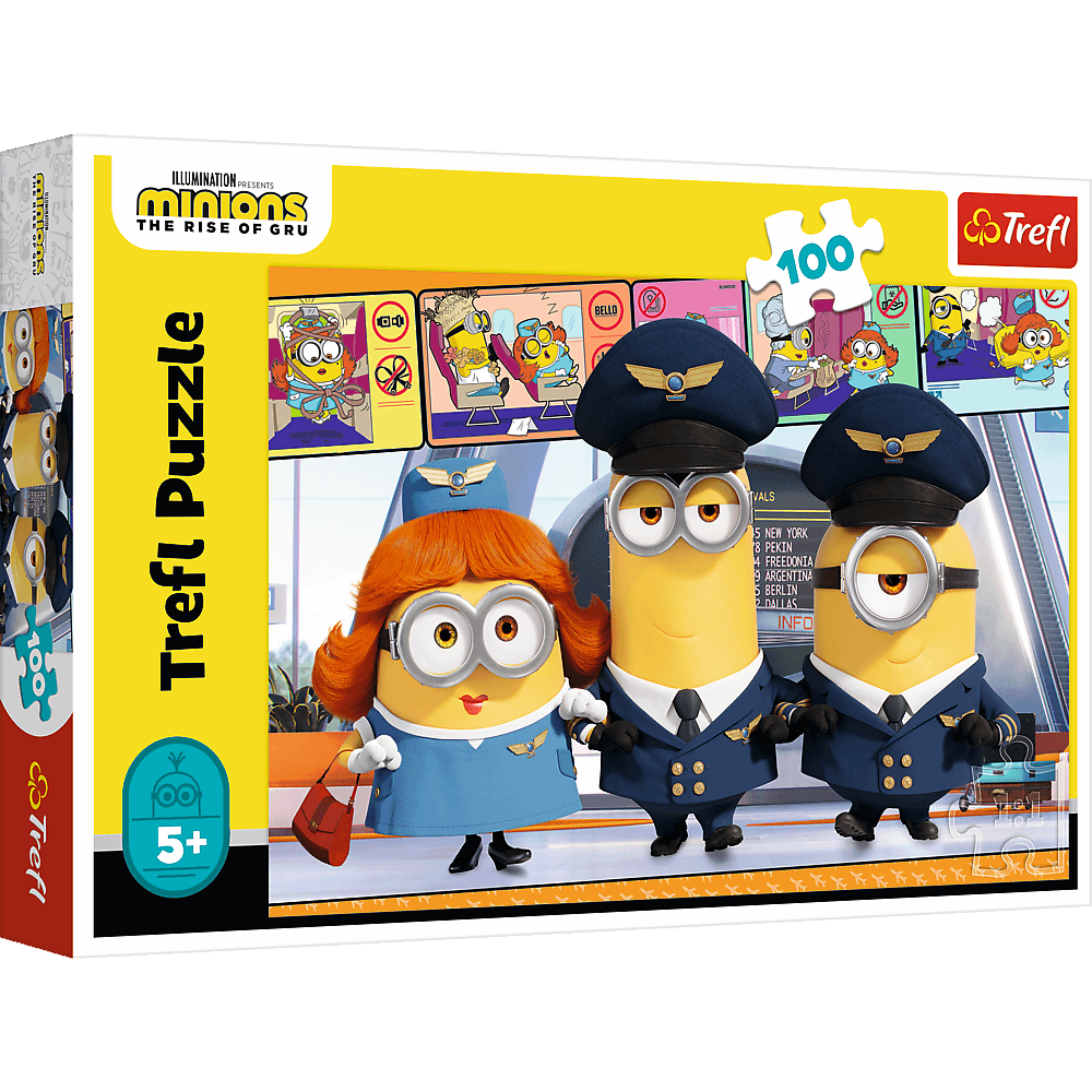 פאזל מניונים 100 חלקים