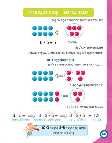 כשורי חשבון -למסימי כתה א'
