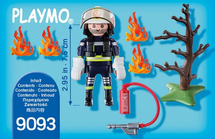 פליימוביל 9093 כבאי בפעולה-zrizi toys