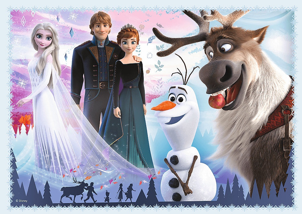 פאזל פרוזן סט 4 פאזלים