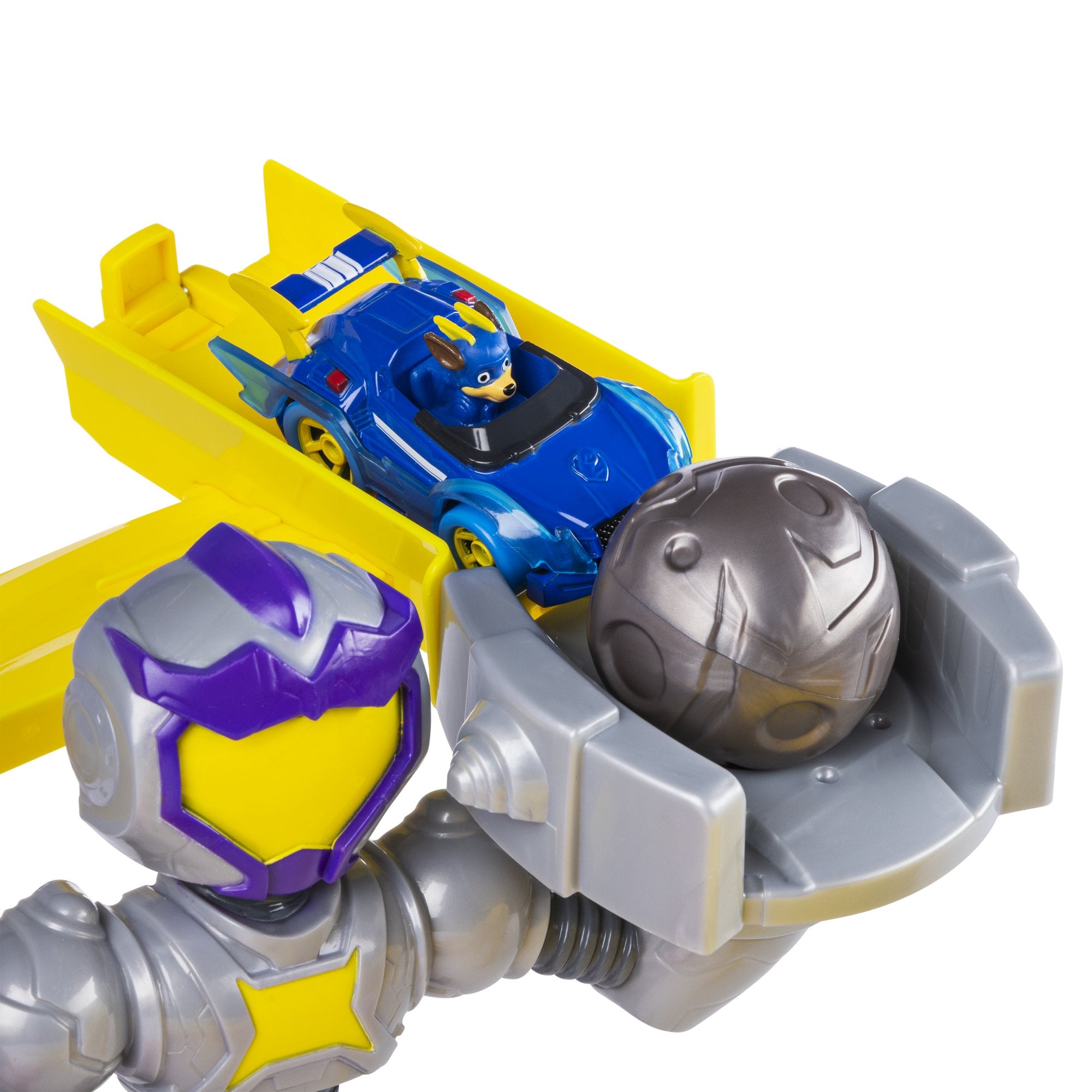 מפרץ ההרפתקאות מסלול עם מכונית צ'ייס מברזל