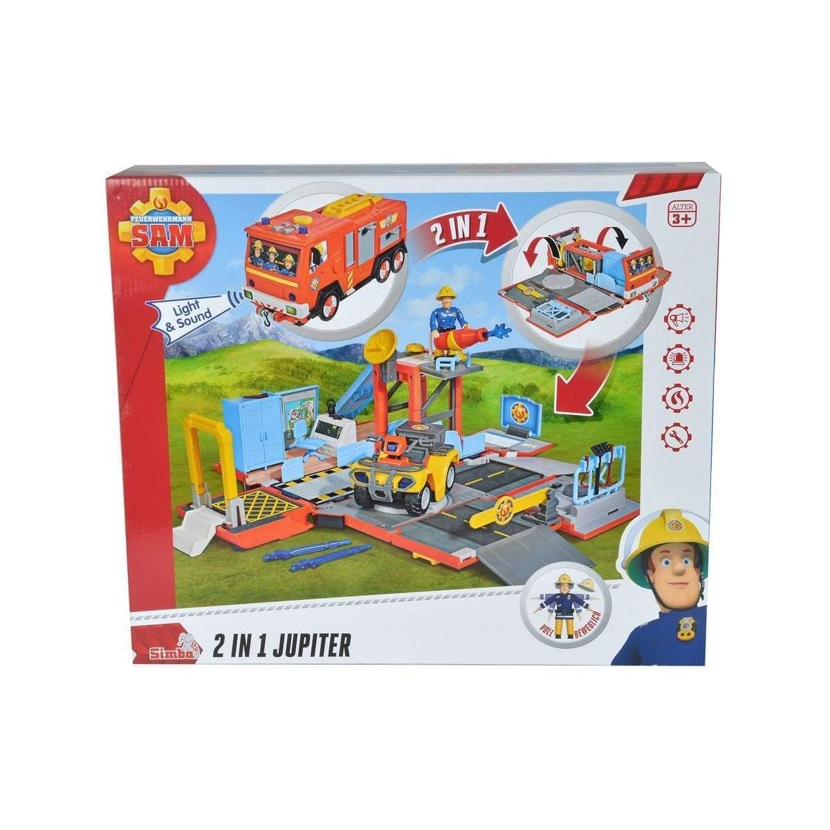 יופיטר 2 ב-1 סמי הכבאי-zrizi toys