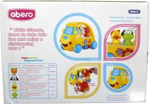 אוטובוס חיות מוזיקלי לפעוטות-zrizi toys