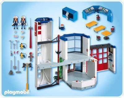 פליימוביל תחנת כבאים 4819-zrizi toys