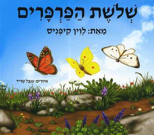 ספר שלושת הפרפרים דפים קשיחים - zrizi toys
