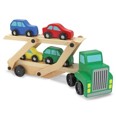 מליסה ודאג מוביל מכוניות מעץ