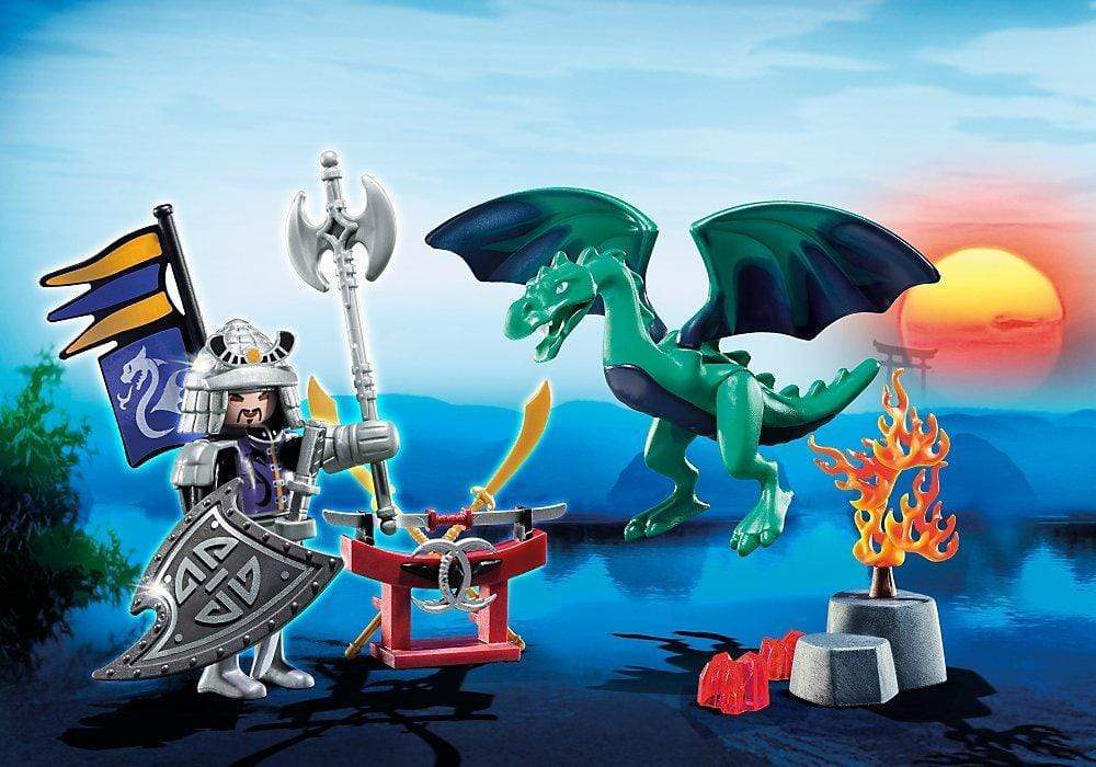 פליימוביל מזוודת דרקונים ואבירים 5609-zrizi toys