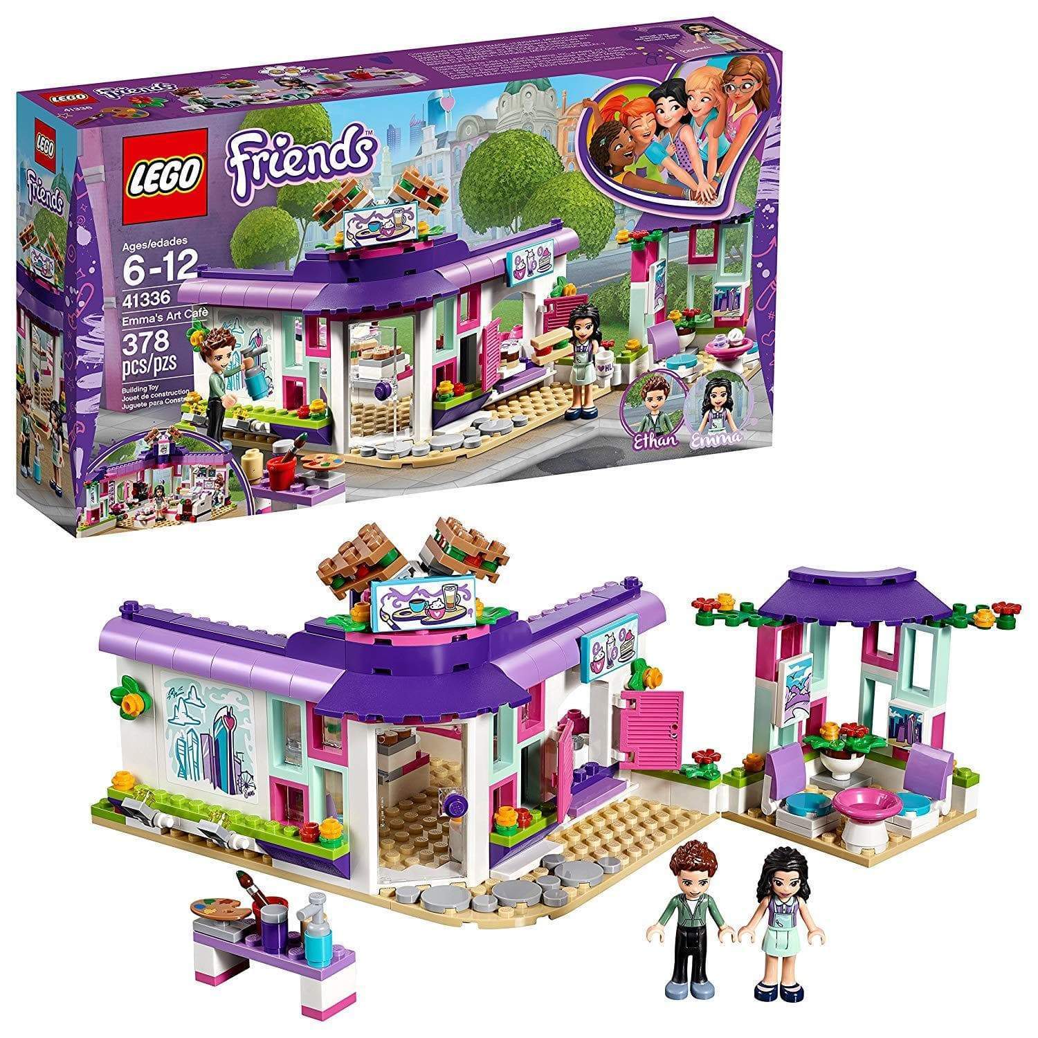 Lego לגו 41336 ארט קפה של אמה-zrizi toys